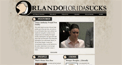 Desktop Screenshot of orlandofloridasucks.com